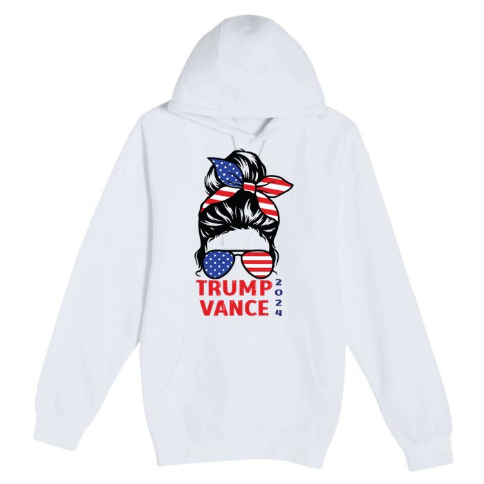 Trump Vance 2024 Vp Vice President 47 America Election Women Premium Pullover Hoodie