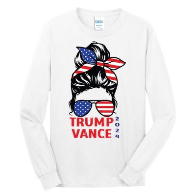 Trump Vance 2024 Vp Vice President 47 America Election Women Tall Long Sleeve T-Shirt