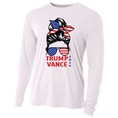 Trump Vance 2024 Vp Vice President 47 America Election Women Cooling Performance Long Sleeve Crew