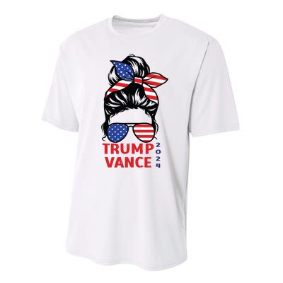 Trump Vance 2024 Vp Vice President 47 America Election Women Performance Sprint T-Shirt