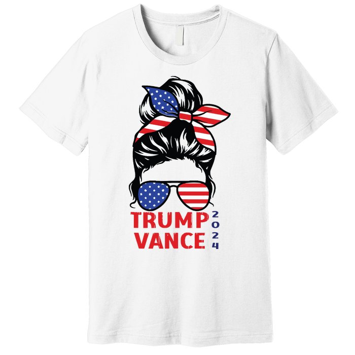 Trump Vance 2024 Vp Vice President 47 America Election Women Premium T-Shirt