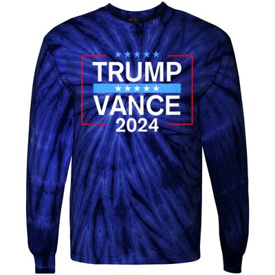 Trump Vance 2024 Trump Style Tie-Dye Long Sleeve Shirt