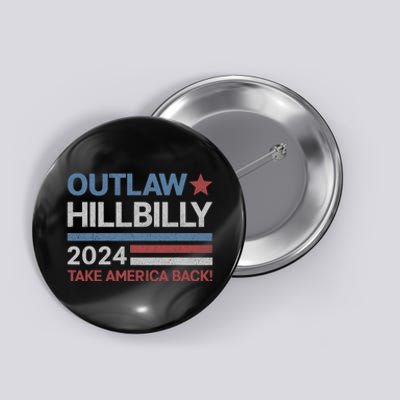 Trump Vance 2024 Donald Trump J.D. Vance Outlaw Hillbilly Button