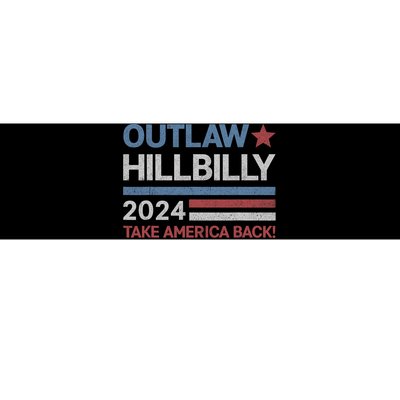 Trump Vance 2024 Donald Trump J.D. Vance Outlaw Hillbilly Bumper Sticker