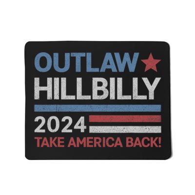 Trump Vance 2024 Donald Trump J.D. Vance Outlaw Hillbilly Mousepad