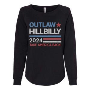 Trump Vance 2024 Donald Trump J.D. Vance Outlaw Hillbilly Womens California Wash Sweatshirt