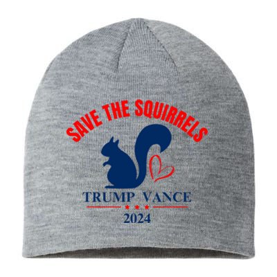 Trump Vance 2024 Save The Squirrels Sustainable Beanie