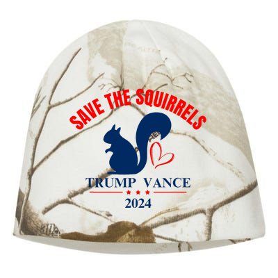 Trump Vance 2024 Save The Squirrels Kati - Camo Knit Beanie