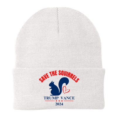 Trump Vance 2024 Save The Squirrels Knit Cap Winter Beanie