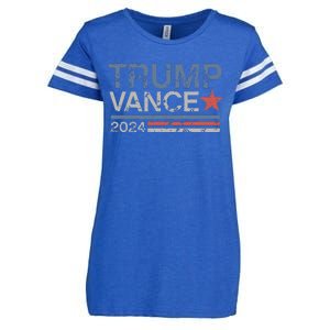 Trump Vance 2024 President Trump Supporter Reelection Enza Ladies Jersey Football T-Shirt