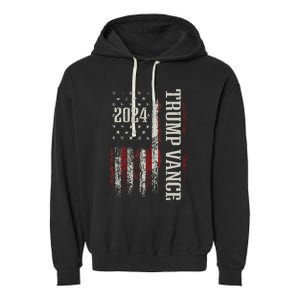 Trump Vance 2024 Garment-Dyed Fleece Hoodie