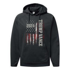 Trump Vance 2024 Performance Fleece Hoodie