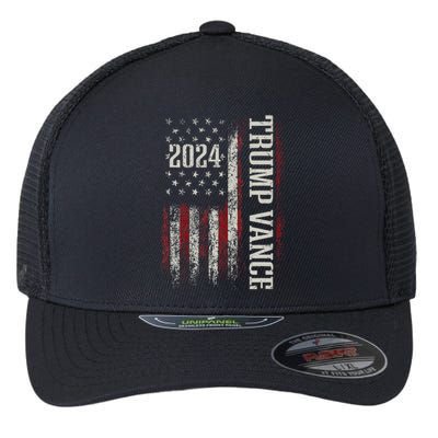 Trump Vance 2024 Flexfit Unipanel Trucker Cap