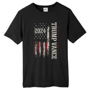 Trump Vance 2024 Tall Fusion ChromaSoft Performance T-Shirt