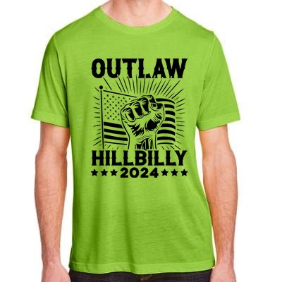 Trump Vance 2024 Donald Trump J.D. Vance Outlaw Hillbilly Adult ChromaSoft Performance T-Shirt