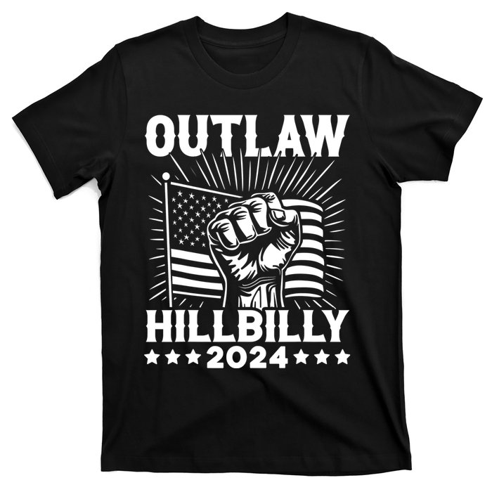 Trump Vance 2024 Donald Trump J.D. Vance Outlaw Hillbilly T-Shirt