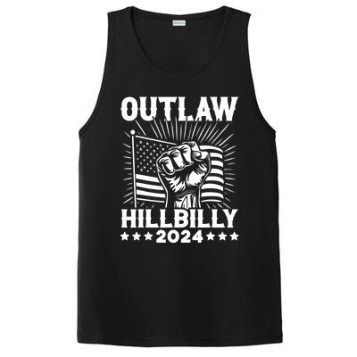 Trump Vance 2024 Donald Trump J.D. Vance Outlaw Hillbilly PosiCharge Competitor Tank