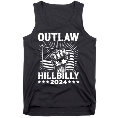 Trump Vance 2024 Donald Trump J.D. Vance Outlaw Hillbilly Tank Top