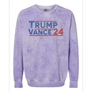 Trump Vance 2024 Colorblast Crewneck Sweatshirt