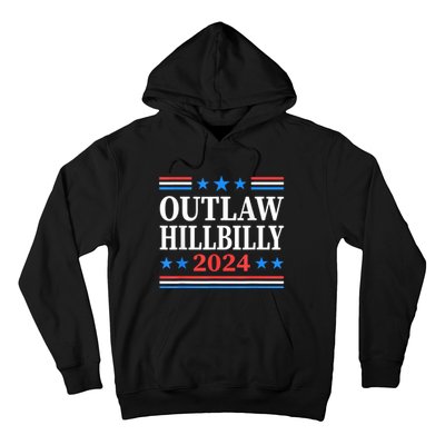 Trump Vance 2024 Outlaw Hillbilly Us Flag Vintage Hoodie