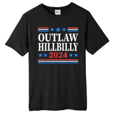 Trump Vance 2024 Outlaw Hillbilly Us Flag Vintage Tall Fusion ChromaSoft Performance T-Shirt