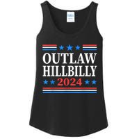 Trump Vance 2024 Outlaw Hillbilly Us Flag Vintage Ladies Essential Tank