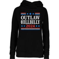 Trump Vance 2024 Outlaw Hillbilly Us Flag Vintage Womens Funnel Neck Pullover Hood