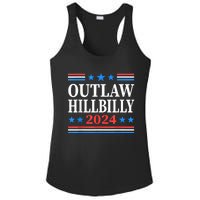 Trump Vance 2024 Outlaw Hillbilly Us Flag Vintage Ladies PosiCharge Competitor Racerback Tank