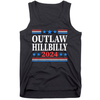 Trump Vance 2024 Outlaw Hillbilly Us Flag Vintage Tank Top