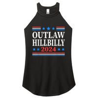 Trump Vance 2024 Outlaw Hillbilly Us Flag Vintage Women's Perfect Tri Rocker Tank