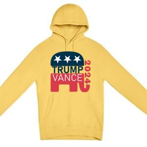 Trump Vance 2024 President Vote Usa Election Maga Gift Premium Pullover Hoodie