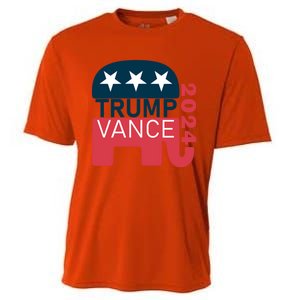 Trump Vance 2024 President Vote Usa Election Maga Gift Cooling Performance Crew T-Shirt