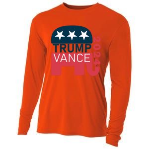 Trump Vance 2024 President Vote Usa Election Maga Gift Cooling Performance Long Sleeve Crew