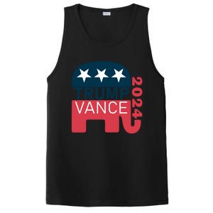 Trump Vance 2024 President Vote Usa Election Maga Gift PosiCharge Competitor Tank