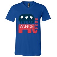 Trump Vance 2024 President Vote Usa Election Maga Gift V-Neck T-Shirt