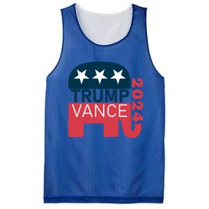 Trump Vance 2024 President Vote Usa Election Maga Gift Mesh Reversible Basketball Jersey Tank