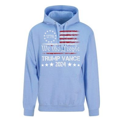 Trump Vance 2024 President Trump Supporter Re Election Unisex Surf Hoodie