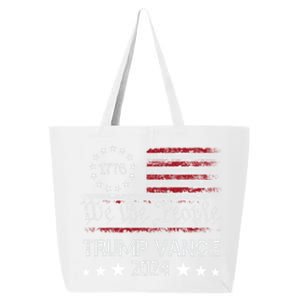 Trump Vance 2024 President Trump Supporter Re Election 25L Jumbo Tote