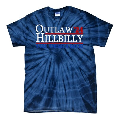 Trump Vance 2024 Outlaw Hillbilly Take America Back Tie-Dye T-Shirt