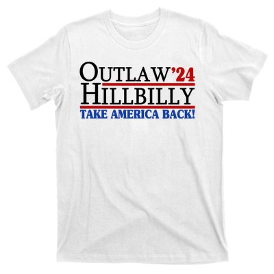 Trump Vance 2024 Outlaw Hillbilly Take America Back T-Shirt