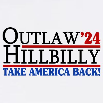 Trump Vance 2024 Outlaw Hillbilly Take America Back T-Shirt
