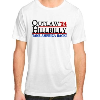 Trump Vance 2024 Outlaw Hillbilly Take America Back Adult ChromaSoft Performance T-Shirt