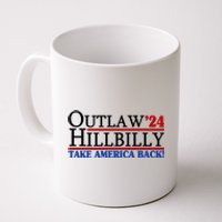 Trump Vance 2024 Outlaw Hillbilly Take America Back Coffee Mug