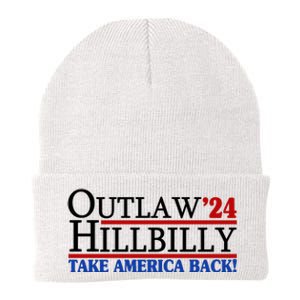 Trump Vance 2024 Outlaw Hillbilly Take America Back Knit Cap Winter Beanie