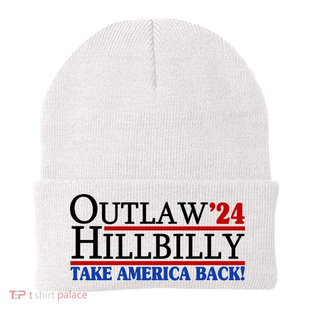 Trump Vance 2024 Outlaw Hillbilly Take America Back Beanie