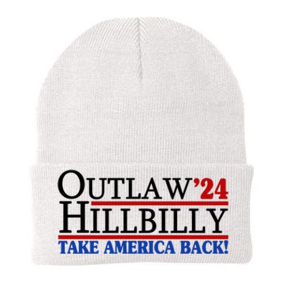 Trump Vance 2024 Outlaw Hillbilly Take America Back Knit Cap Winter Beanie