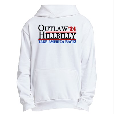 Trump Vance 2024 Outlaw Hillbilly Take America Back Urban Pullover Hoodie