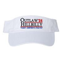 Trump Vance 2024 Outlaw Hillbilly Take America Back Valucap Bio-Washed Visor