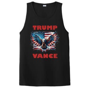 Trump Vance 2024 Eagle Donald Trump 2024 Cute Gift PosiCharge Competitor Tank