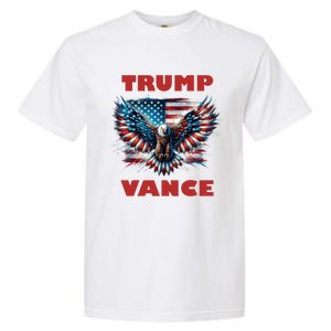 Trump Vance 2024 Eagle Donald Trump 2024 Cute Gift Garment-Dyed Heavyweight T-Shirt